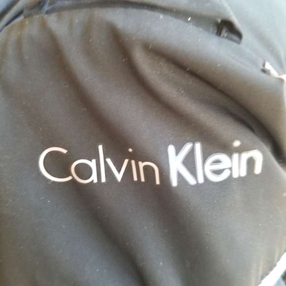 Calvin Klein Black Quilted Coat, Jacket Size Sm - Picture 12 of 16